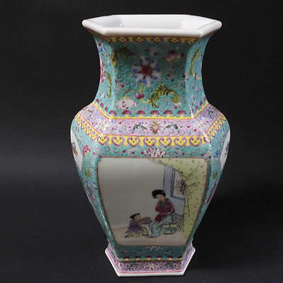 神奈川県大和市のお客様より骨董品宅配買取で中国美術の花瓶を買取ました