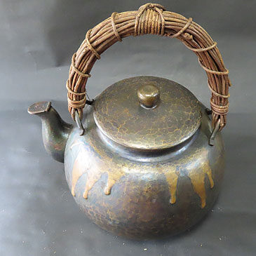 福井県のお客様より茶道具買取で湯沸しを買取ました